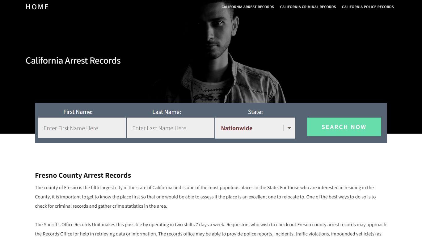 Fresno County Arrest Records | Get Instant Reports On People